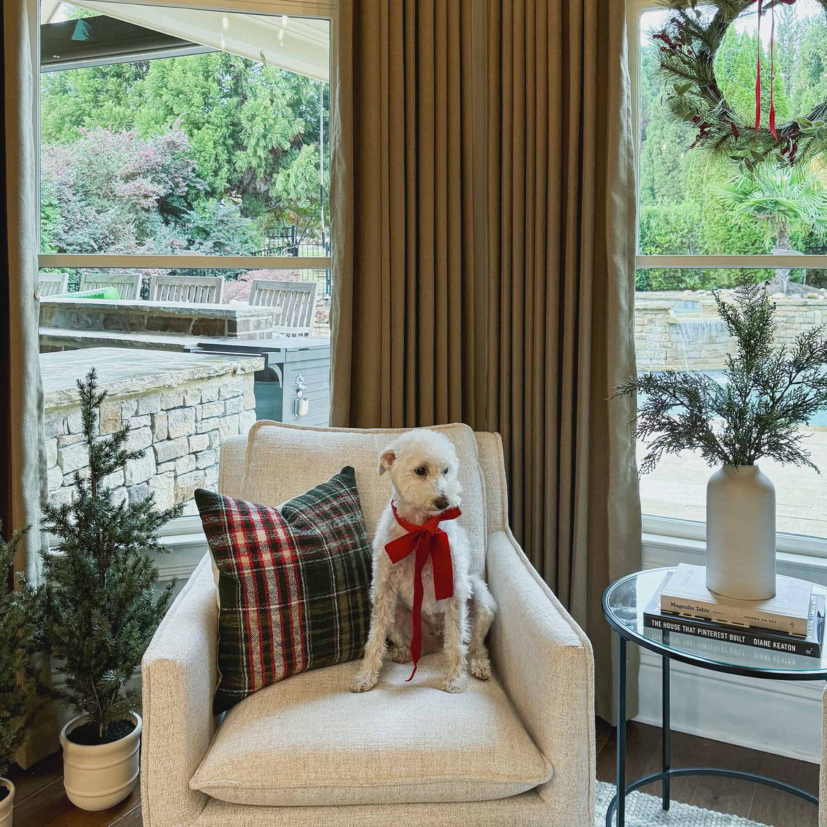 Oakley Cross Linen Texture Curtains