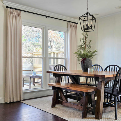 Oakley Cross Linen Texture Curtains