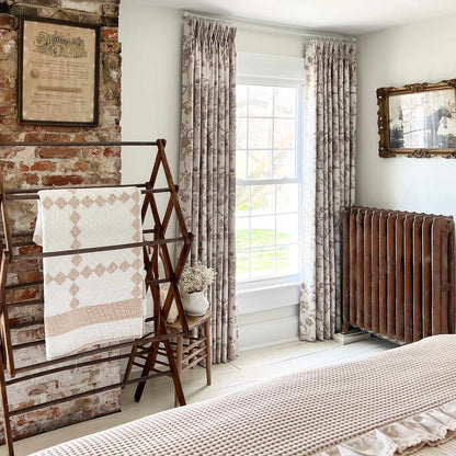 Jolie Toile De Jouy Patterned Curtains