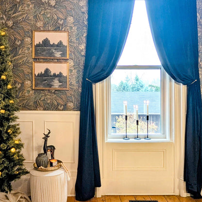 Laura Crystal Velvet Curtains