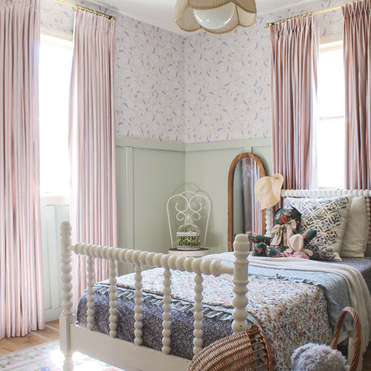 Laura Crystal Velvet Curtains