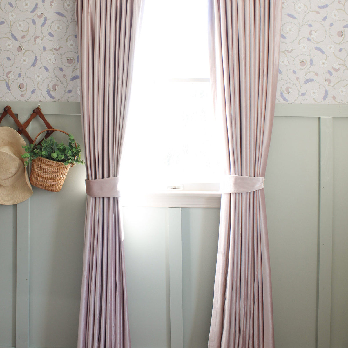 Laura Crystal Velvet Curtains