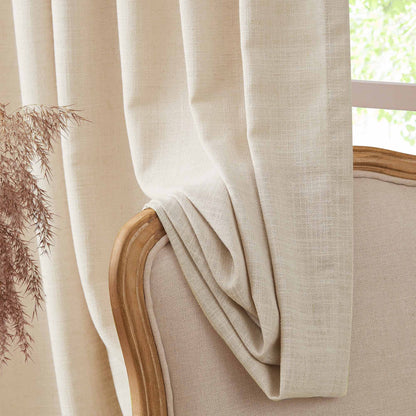 Lesley Linen Blend Curtains