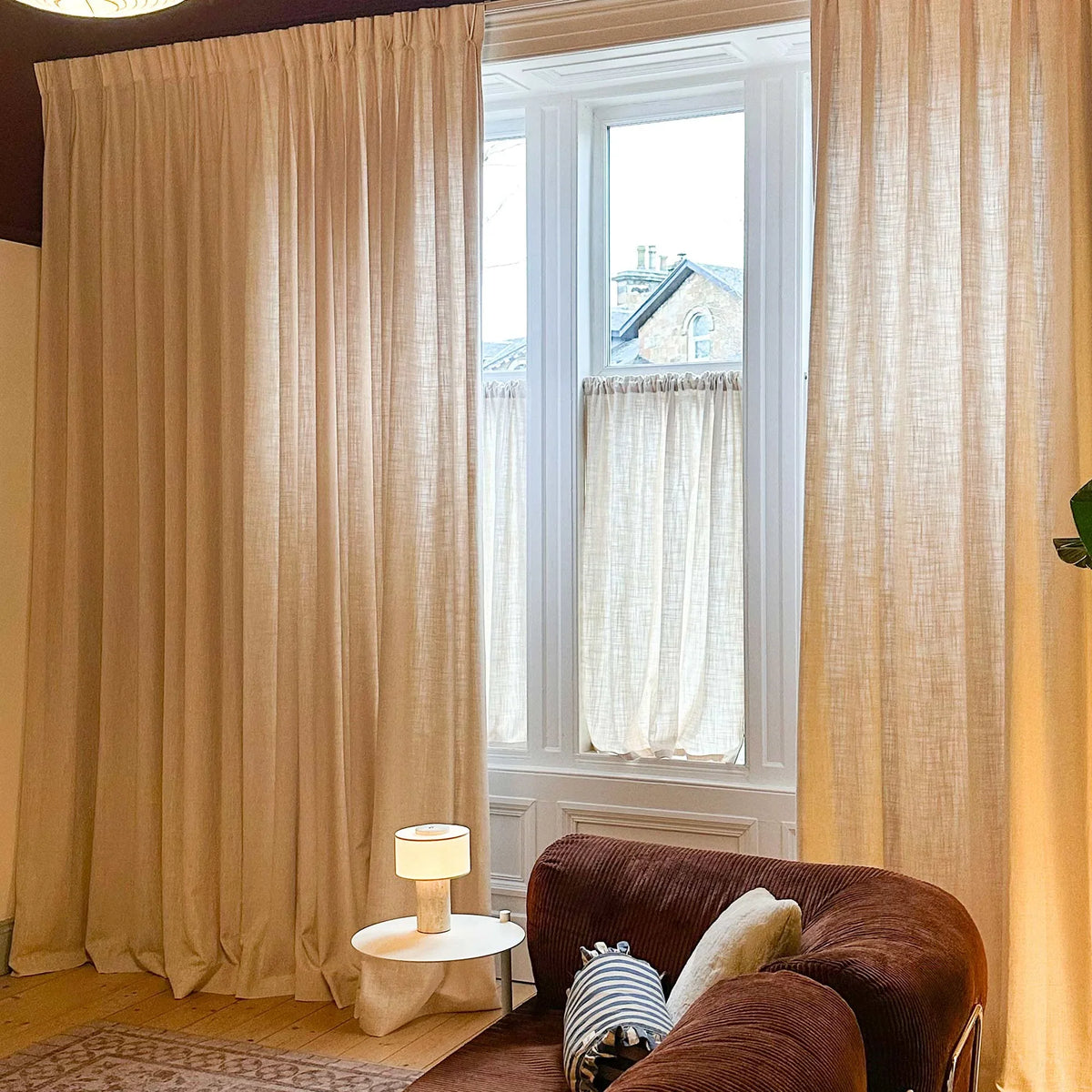 Lesley Linen Blend Curtains