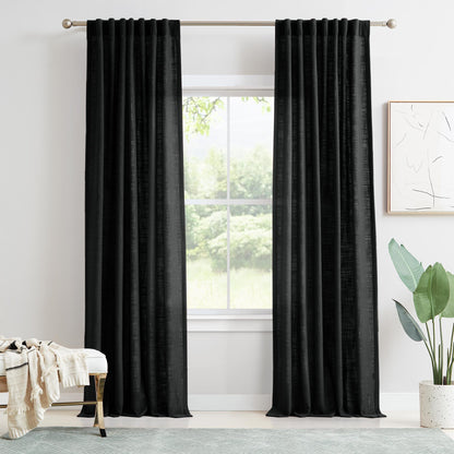 Lesley Linen Blend Curtains