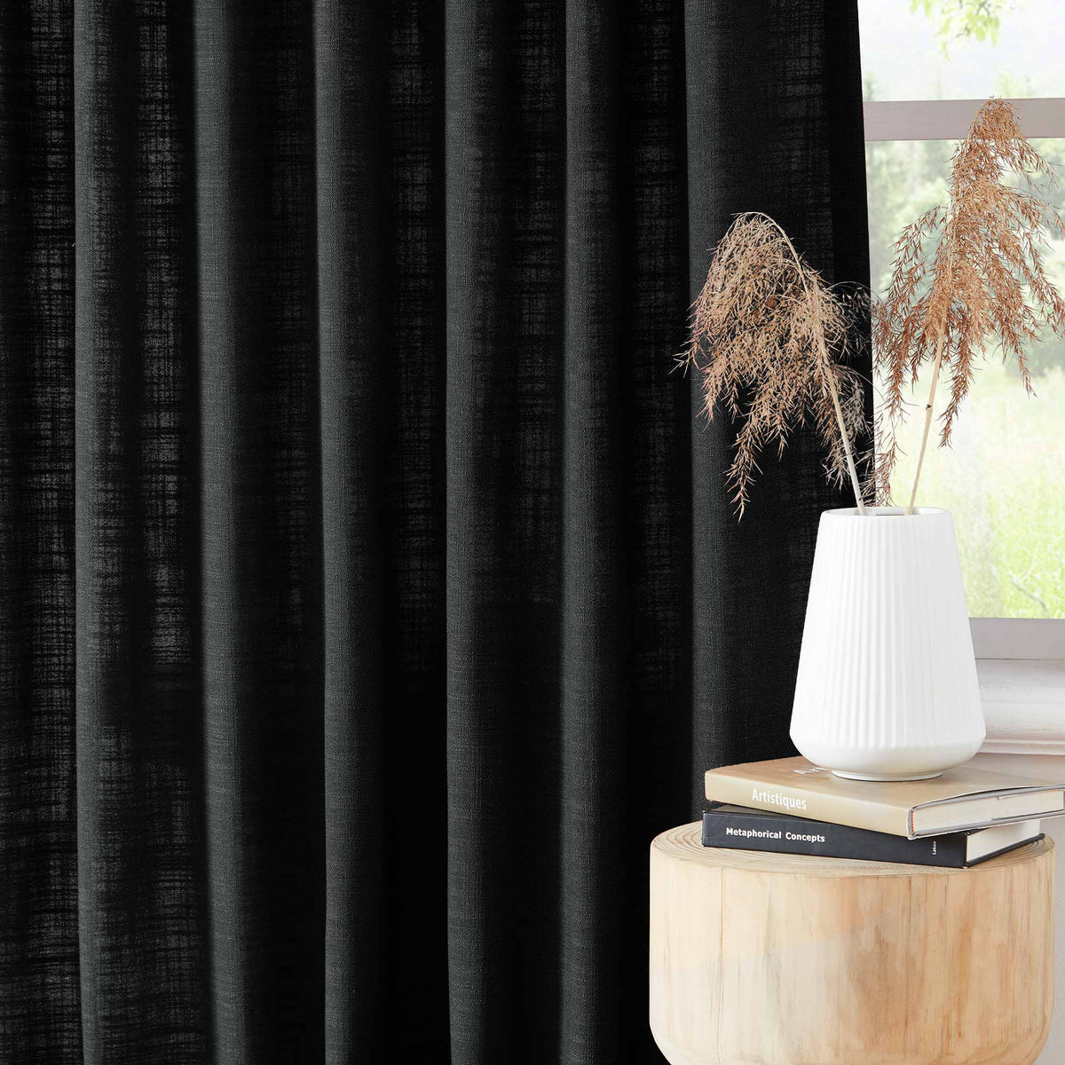 Lesley Linen Blend Curtains