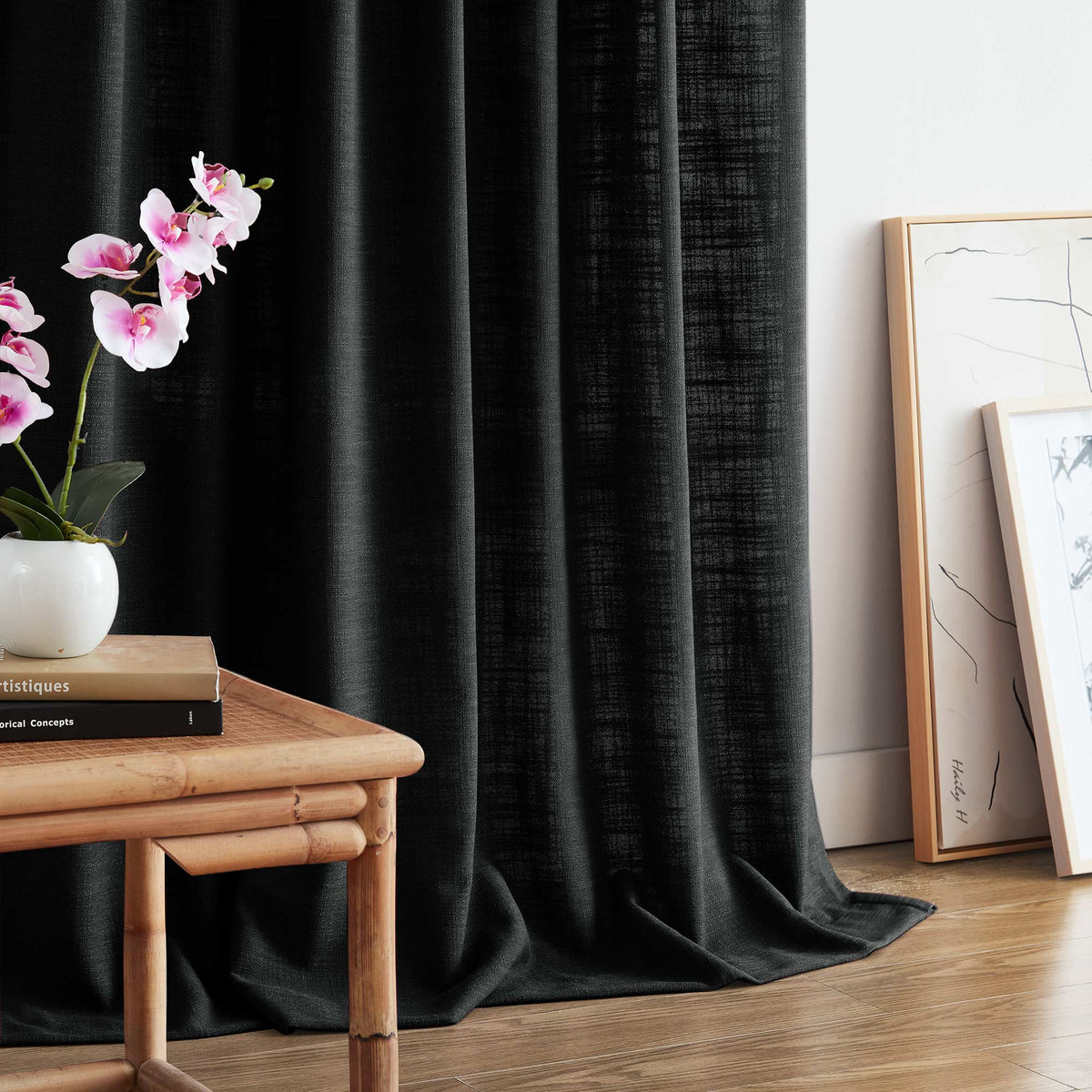 Lesley Linen Blend Curtains