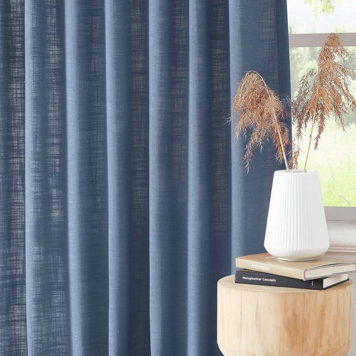 Lesley Linen Blend Curtains