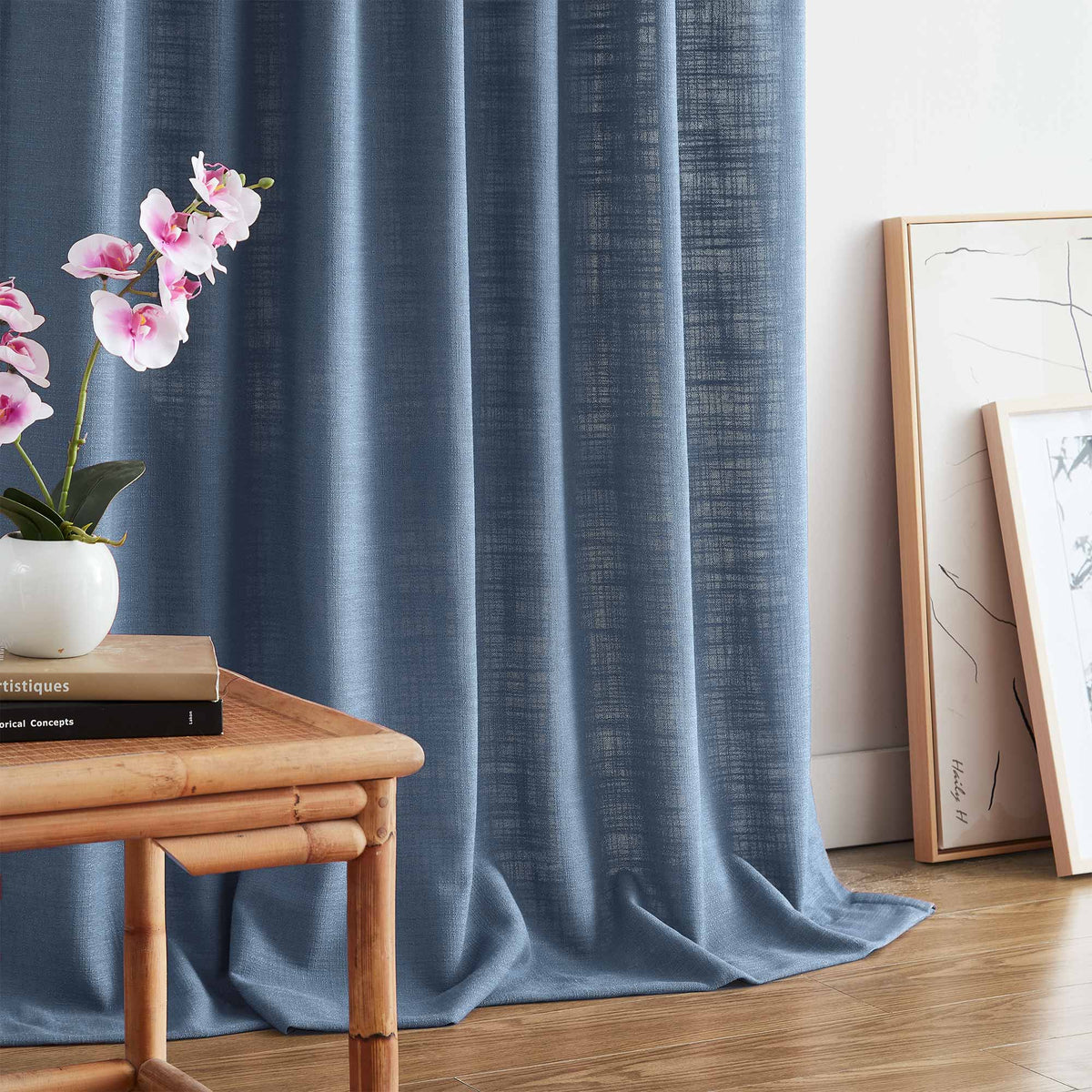 Lesley Linen Blend Curtains