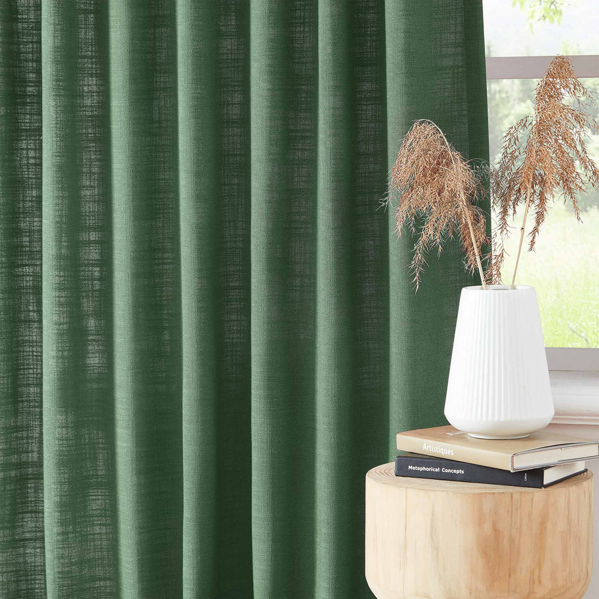 Lesley Linen Blend Curtains