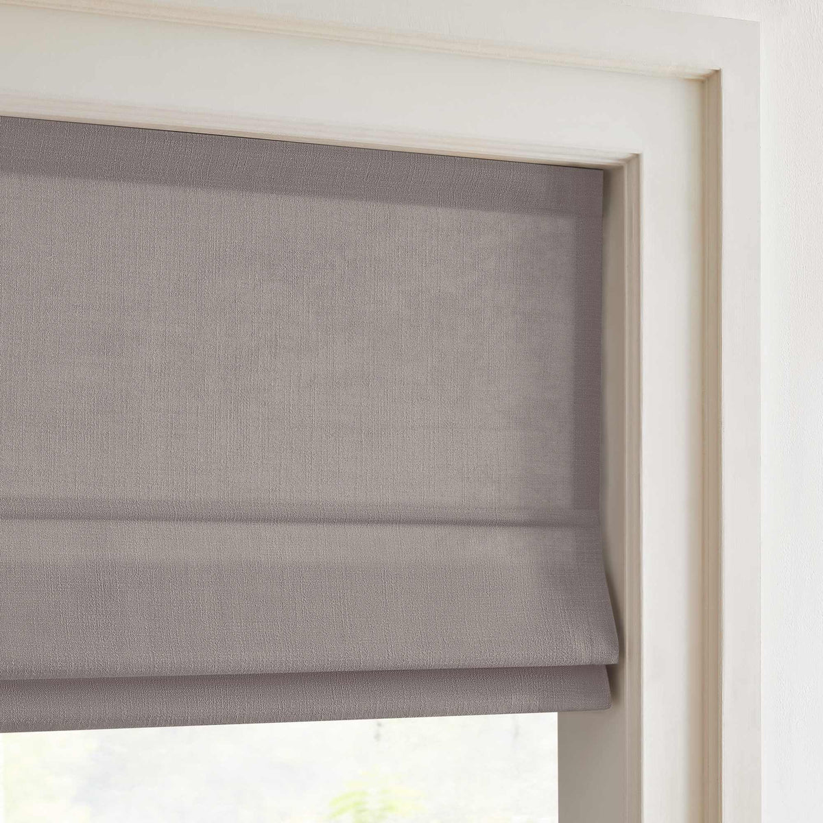 Lesley Custom Linen Roman Shades