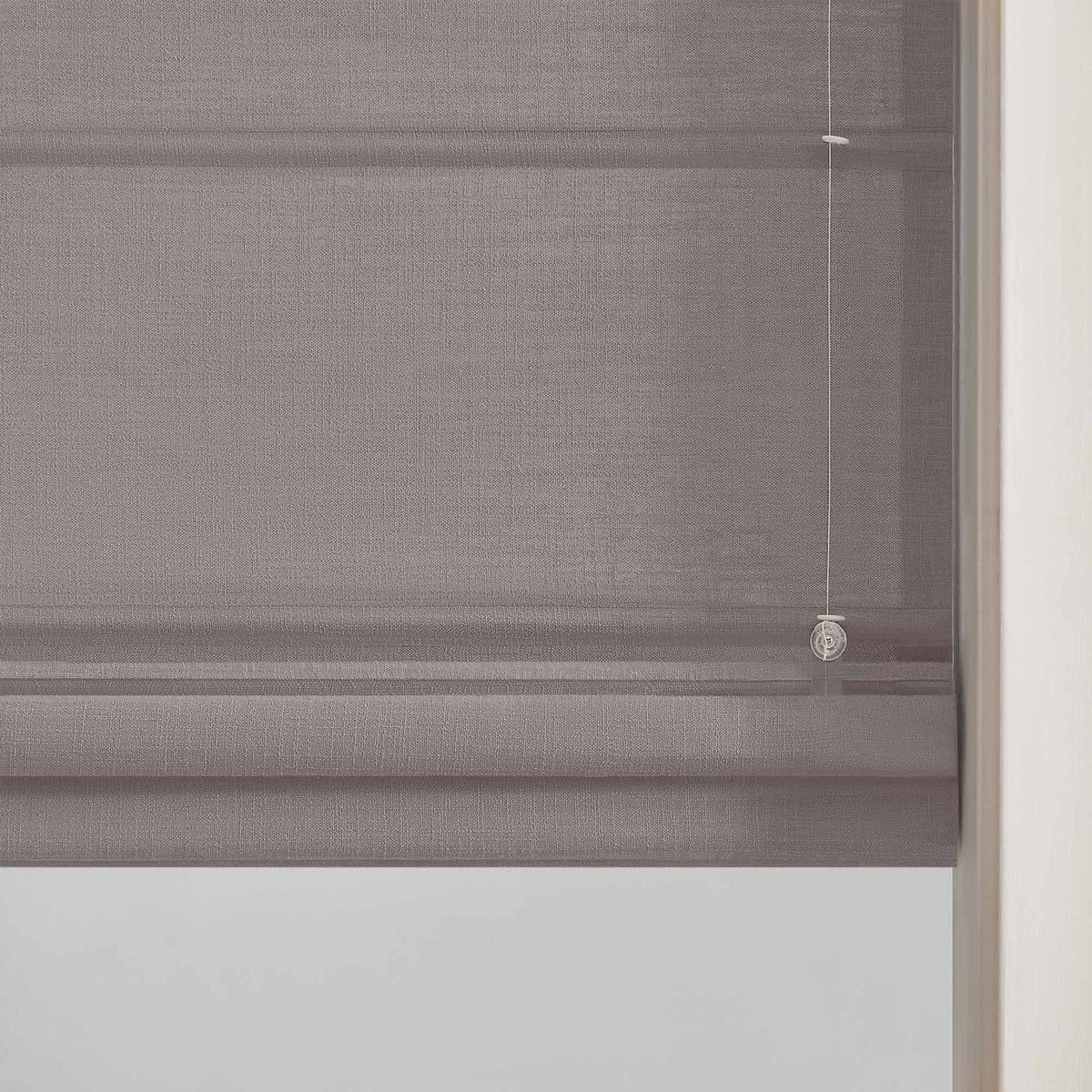 Lesley Custom Linen Roman Shades