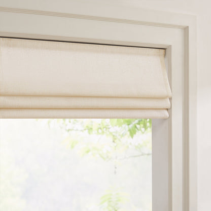 Lesley Custom Linen Roman Shades