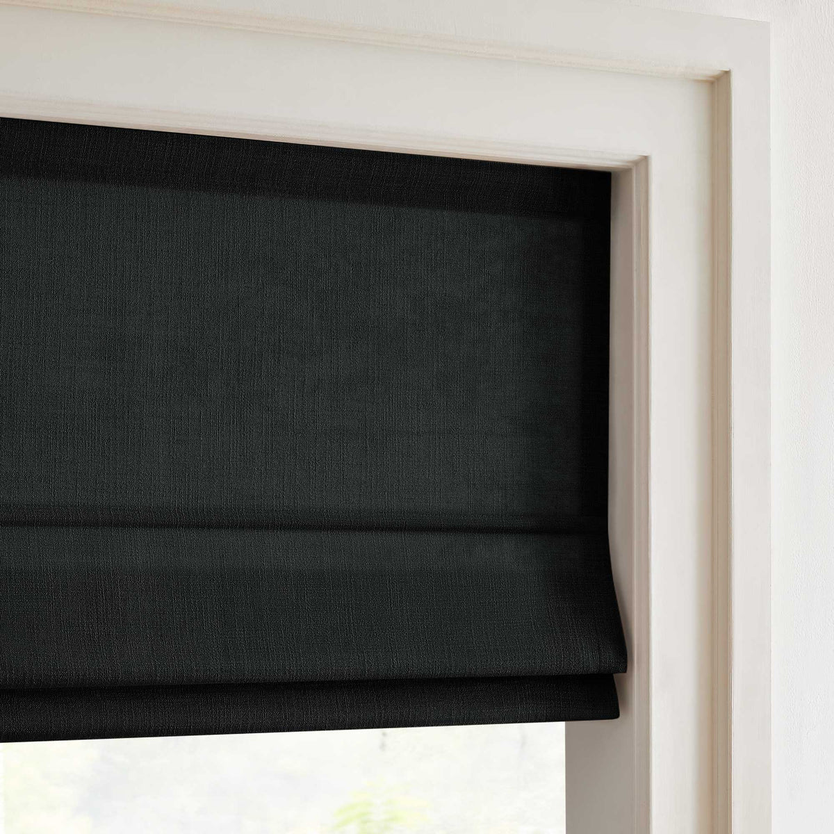 Lesley Custom Linen Roman Shades