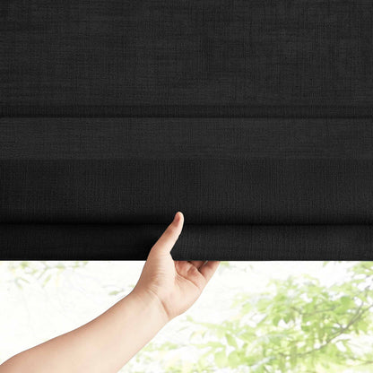 Lesley Custom Linen Roman Shades