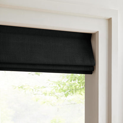 Lesley Custom Linen Roman Shades