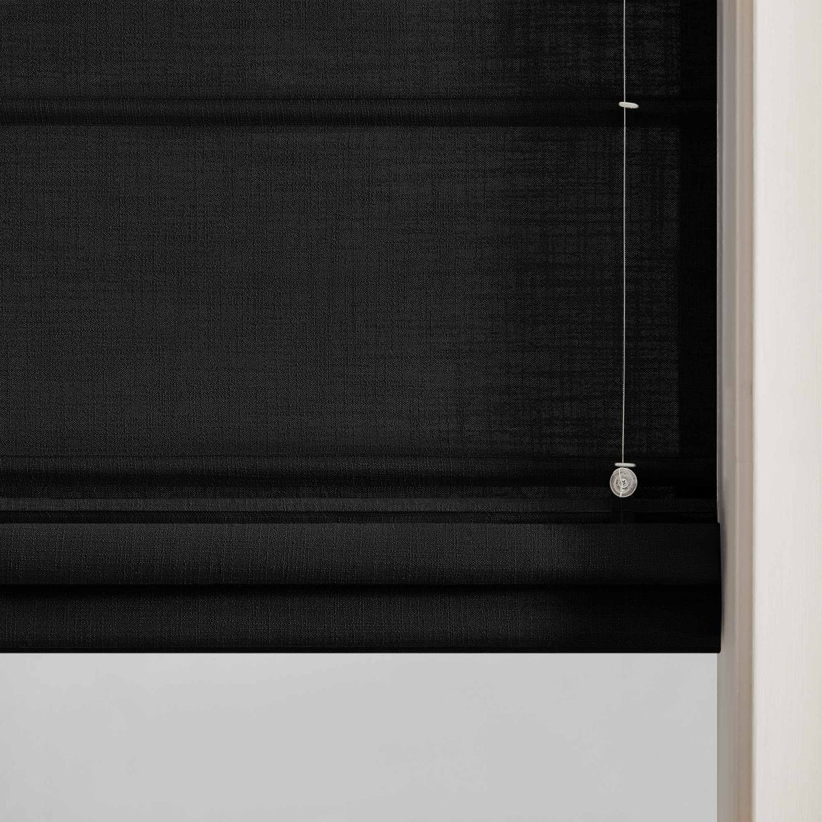 Lesley Custom Linen Roman Shades