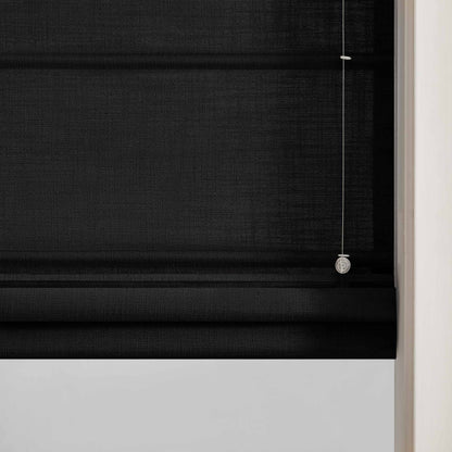 Lesley Custom Linen Roman Shades