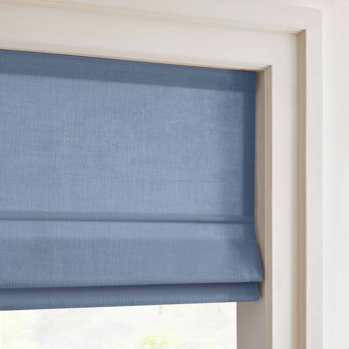 Lesley Custom Linen Roman Shades