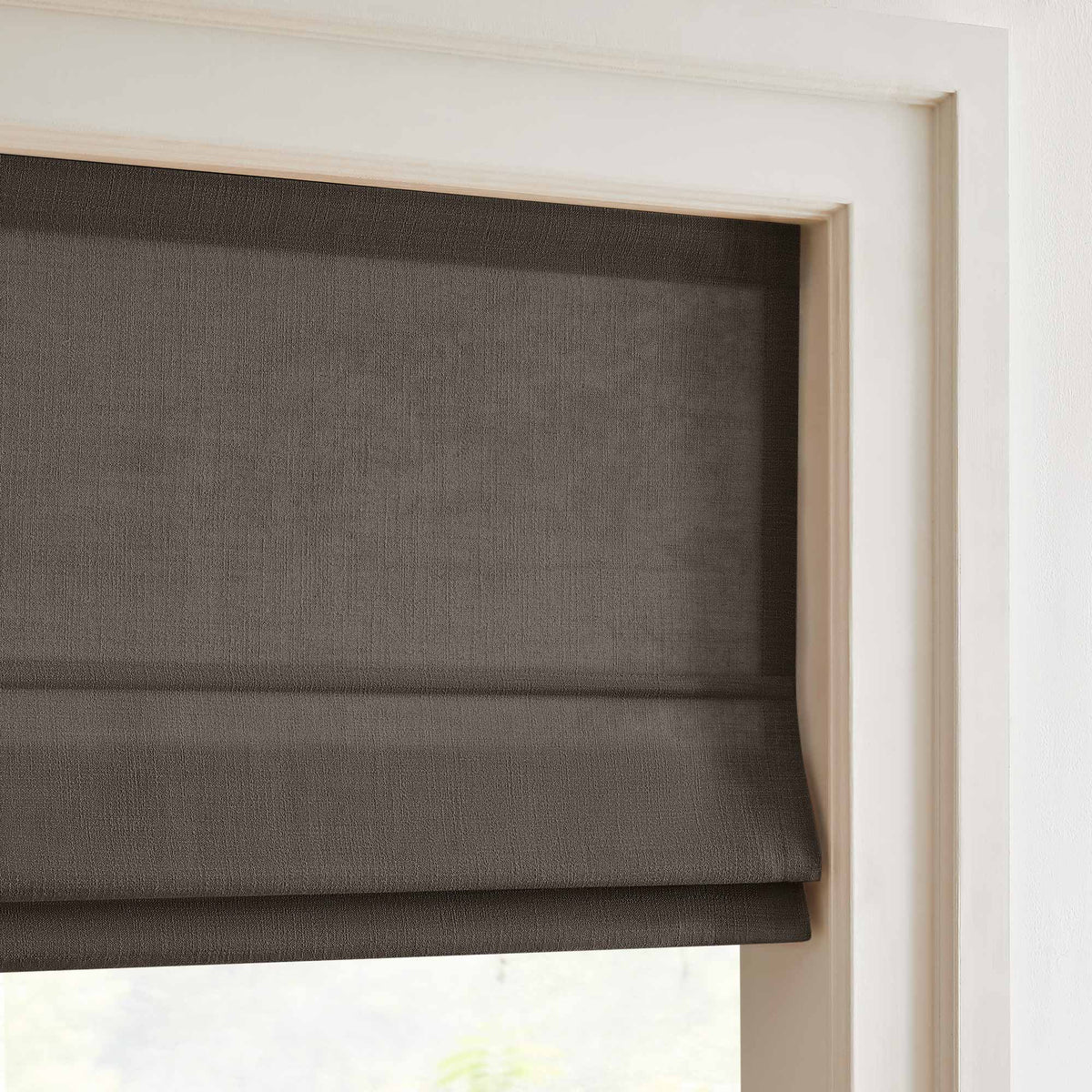 Lesley Custom Linen Roman Shades