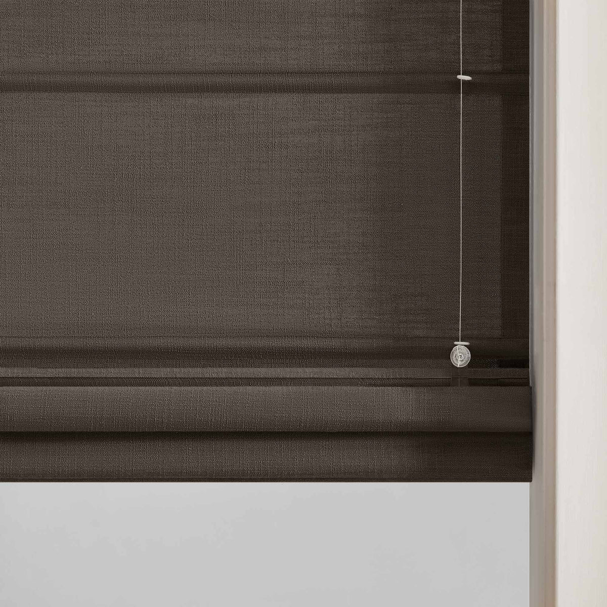 Lesley Custom Linen Roman Shades