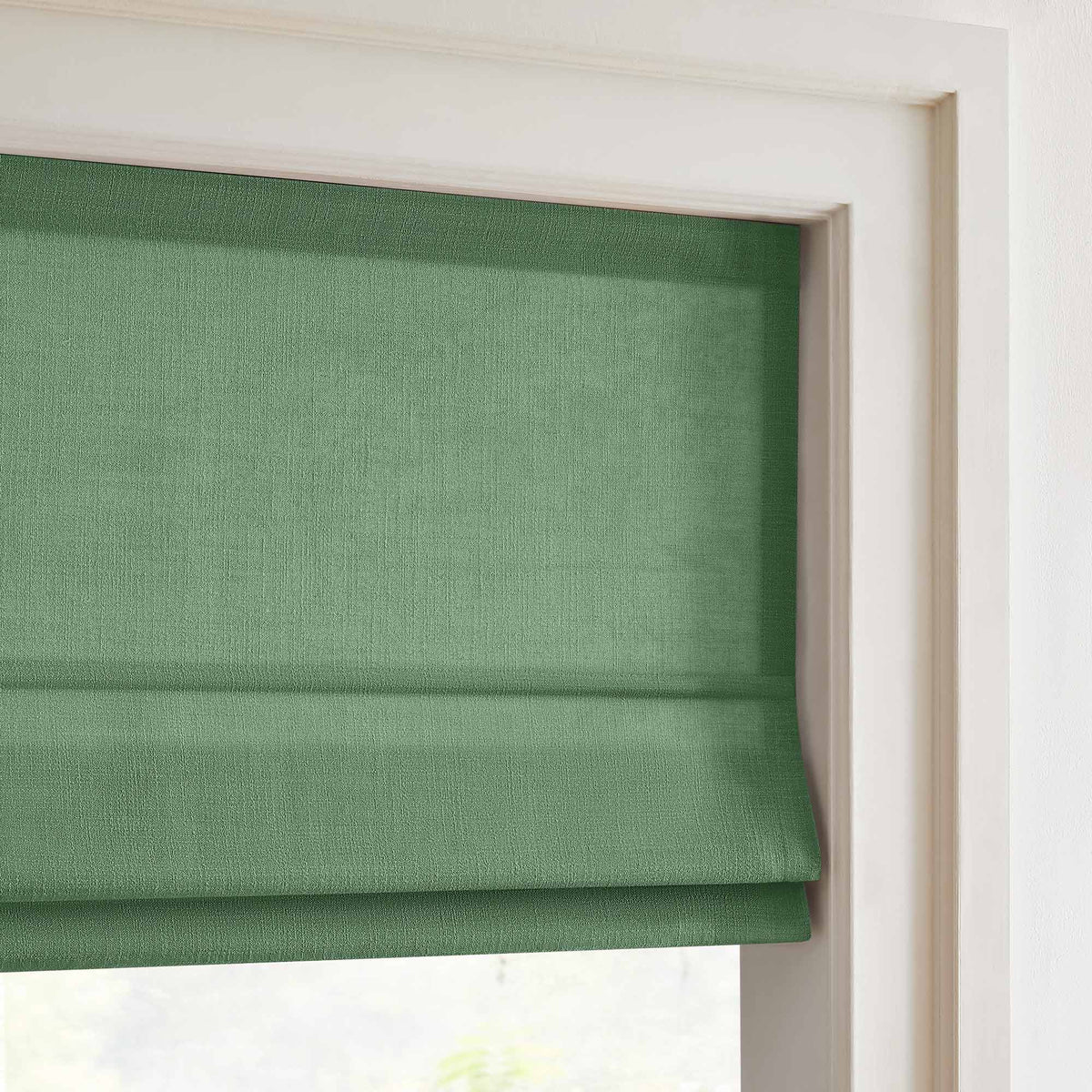 Lesley Custom Linen Roman Shades