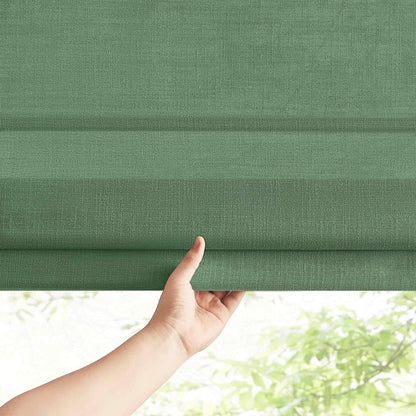 Lesley Custom Linen Roman Shades