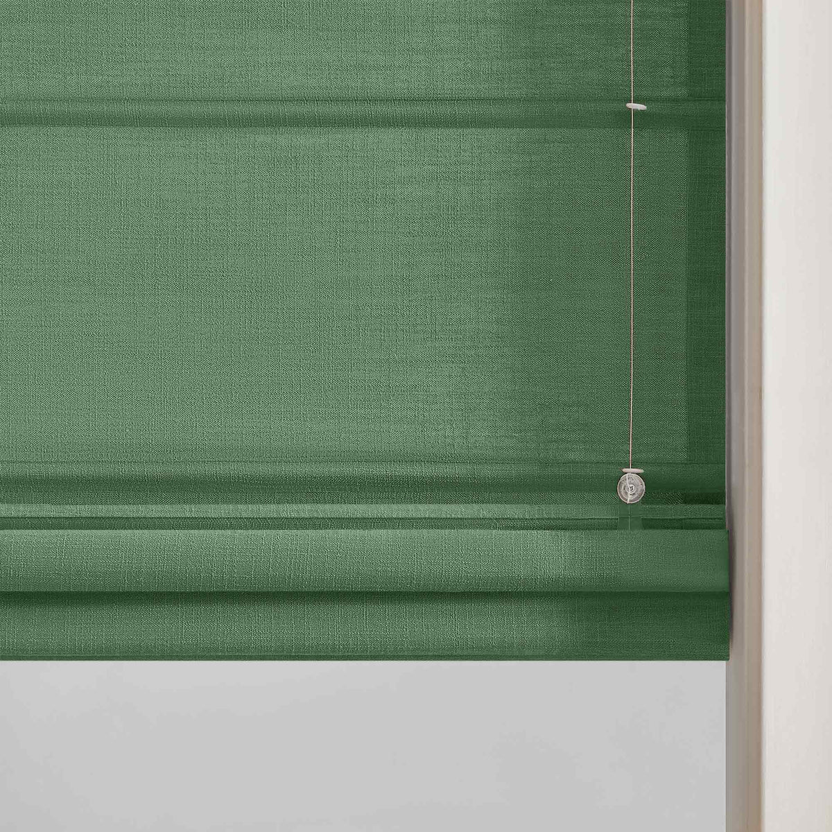 Lesley Custom Linen Roman Shades