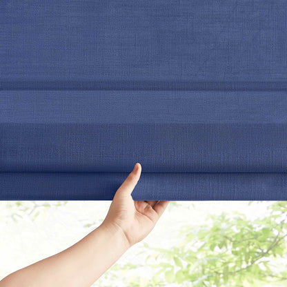 Lesley Custom Linen Roman Shades
