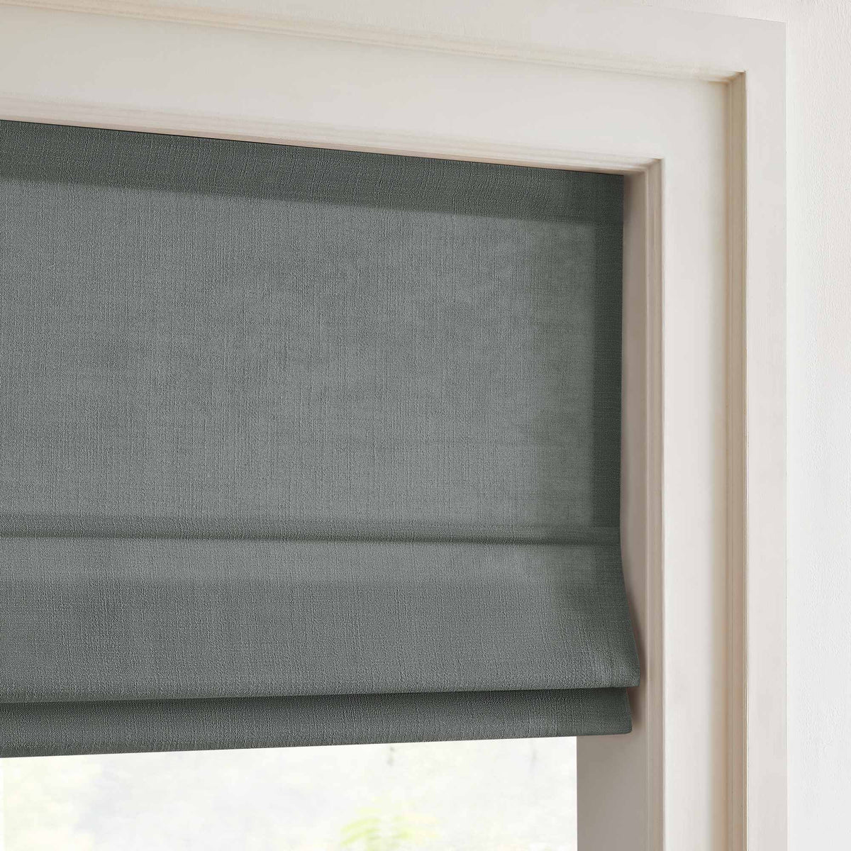 Lesley Custom Linen Roman Shades