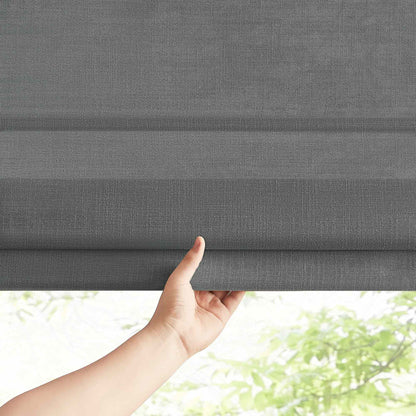 Lesley Custom Linen Roman Shades