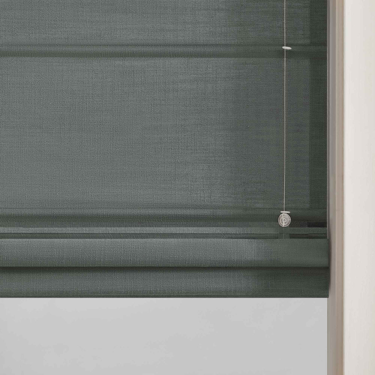 Lesley Custom Linen Roman Shades