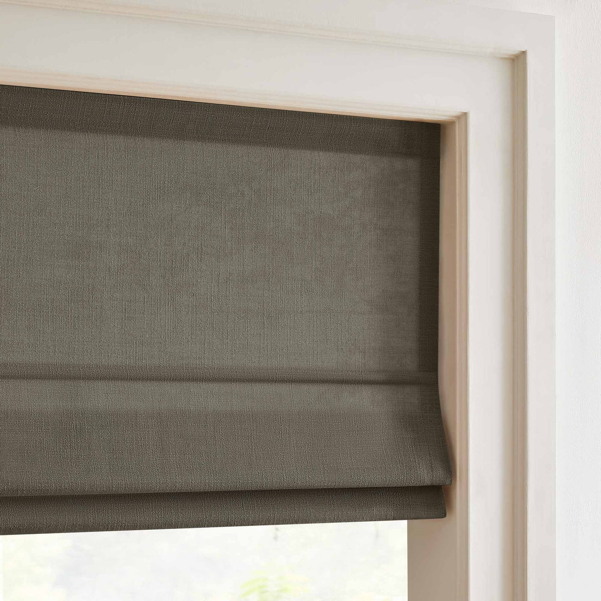 Lesley Custom Linen Roman Shades