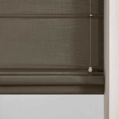 Lesley Custom Linen Roman Shades