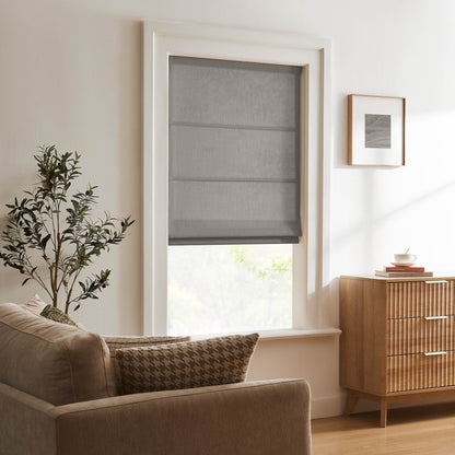 Lesley Custom Linen Roman Shades