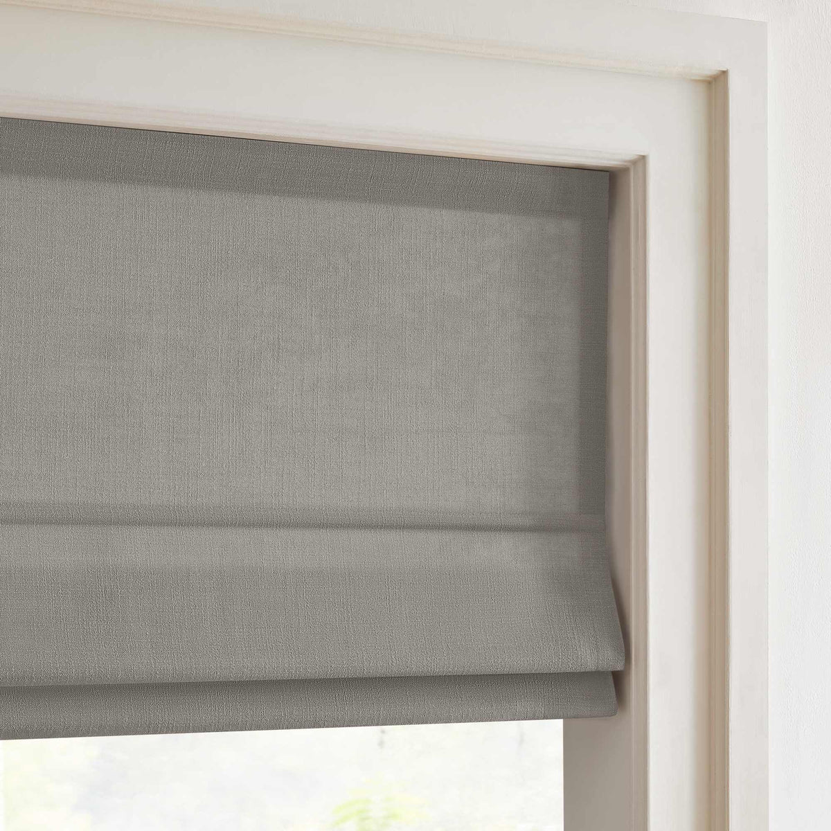 Lesley Custom Linen Roman Shades