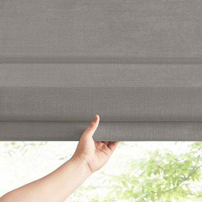 Lesley Custom Linen Roman Shades