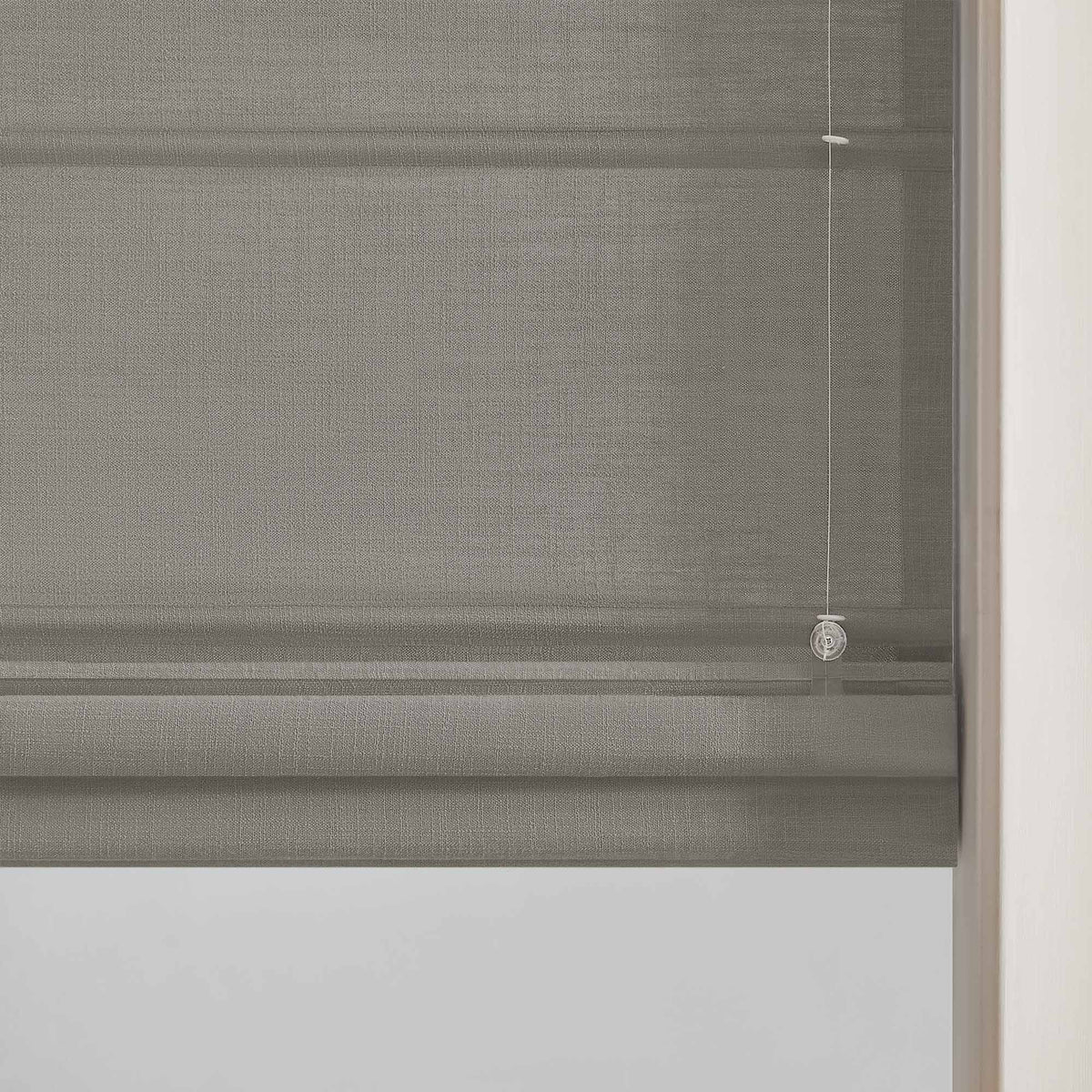 Lesley Custom Linen Roman Shades