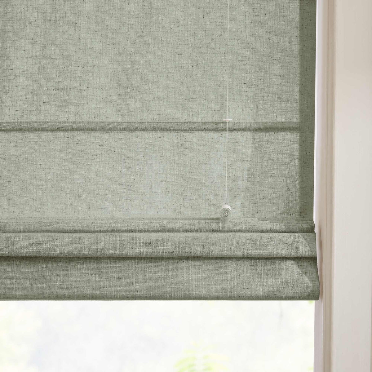 Lesley Custom Linen Roman Shades