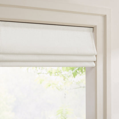 Lesley Custom Linen Roman Shades