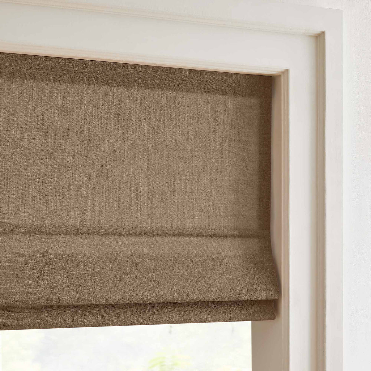 Lesley Custom Linen Roman Shades