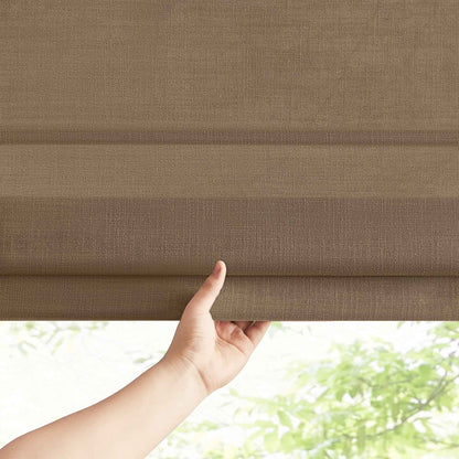 Lesley Custom Linen Roman Shades
