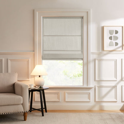 Lesley Custom Linen Roman Shades