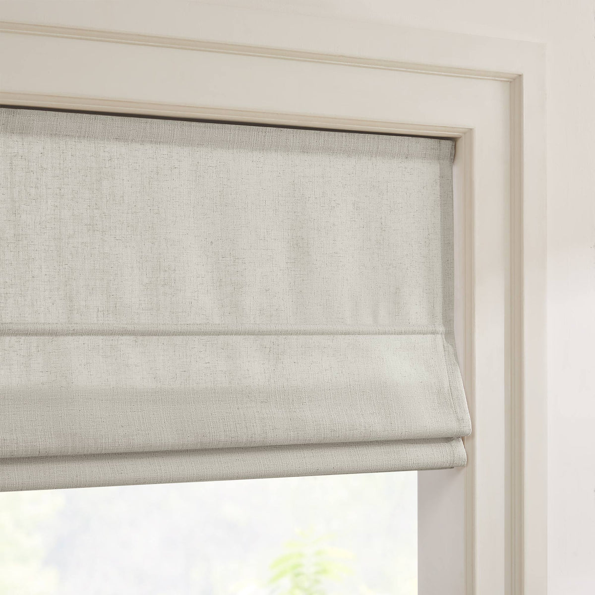 Lesley Custom Linen Roman Shades