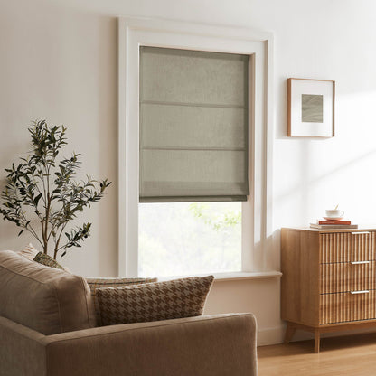 Lesley Custom Linen Roman Shades