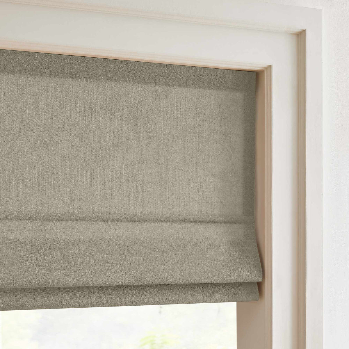 Lesley Custom Linen Roman Shades