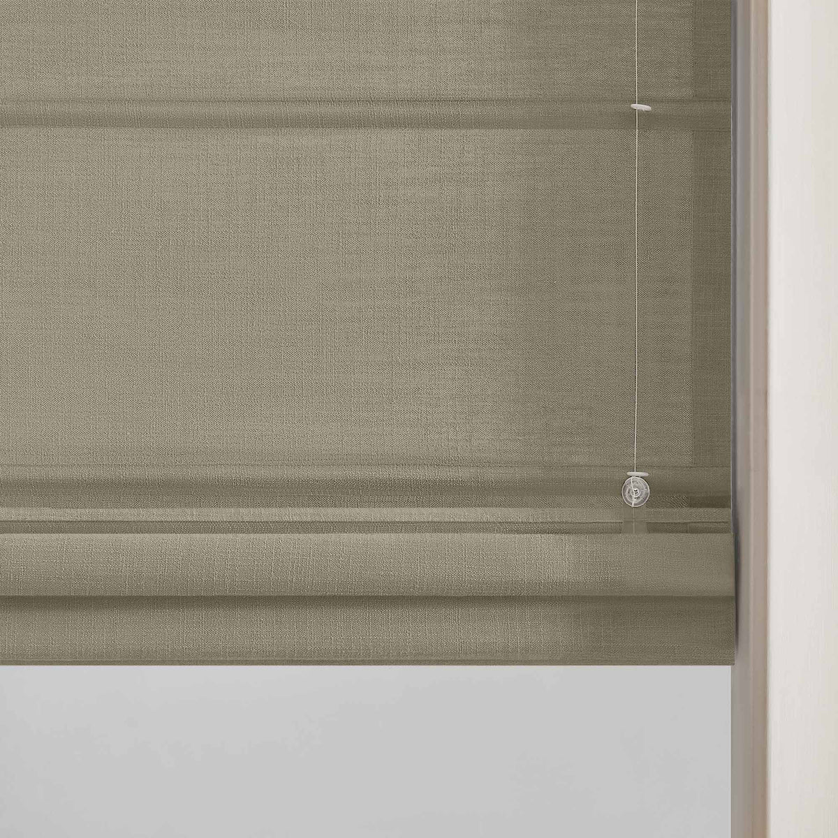 Lesley Custom Linen Roman Shades
