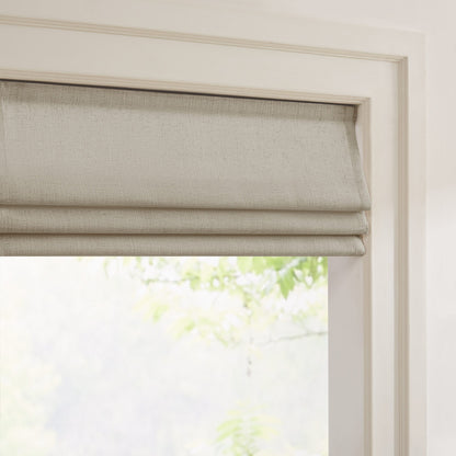 Lesley Custom Linen Roman Shades