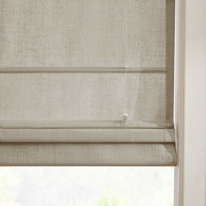 Lesley Custom Linen Roman Shades