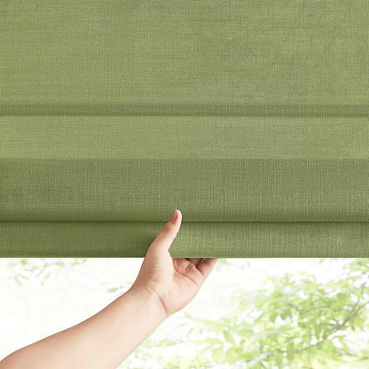Lesley Custom Linen Roman Shades